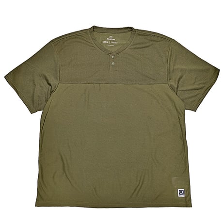 BRIXTON BOWERY 半袖 日除け ブリクストン　JOURNEY S/S HENLEY （DARK OLIVE）