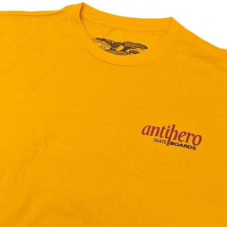 ANTIHERO THRASHER アンタイヒーロー オレンジ系 Tシャツ　ANTI HERO THE BUCKY S/S TEE （GOLD）
