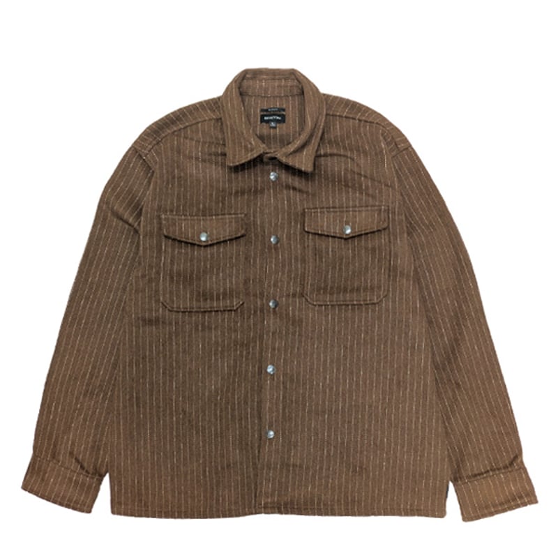 ぷりん様 BRIXTON シャツ 長袖 ブリクストン ストライプ BRIXTON SELDEN SOFT