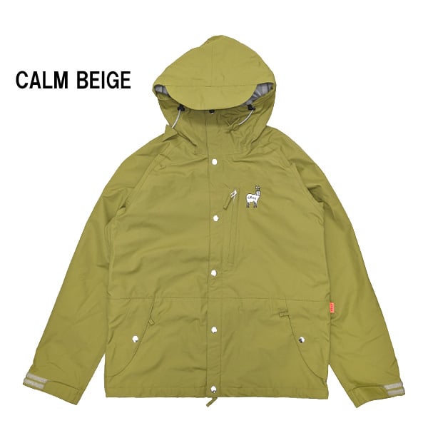 KM4K ベージュ フード付き ジャケット　サイズS 25-26 KM4K スノボードウエア スノージャケット メンズ レディース