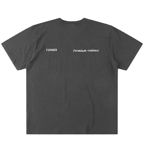 FORMER Tシャツ 半袖 ブラック フォーマー TEE　FORMER ALL OVER CRUX SCAN T-SHIRT （MERCH BLACK）