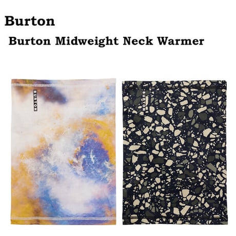 BURTON バートン スノーボード ネックウォーマー Burton Midweight Neck Warmer (Stout White Voyager　Sediment)  23-24