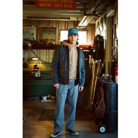 BRIXTON デニム カーペンター パンツ ブリクストン ブルー　MC ASSEMBLY CARPENTER PANT （UNION HERRINGBONE）
