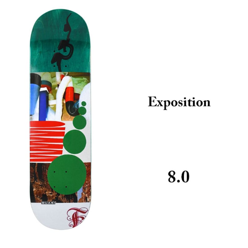 QUASI SKATEBOARDS DECK デッキ クワジ クワージー 8.0インチ QUA
