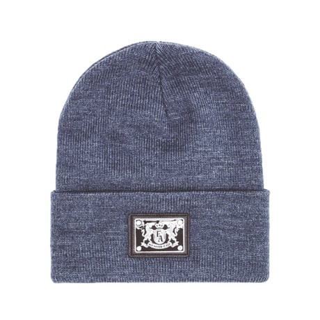 FUCKING AWESOME ファッキンオーサム ビーニー　FUCKINGAWESOME Metal Crest Patch Beanie （Denim Heather）