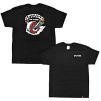 SPITFIRE WHEELS Tシャツ 半袖 スピットファイア　BURNOUT S/S POCKET TEE（BLACK）