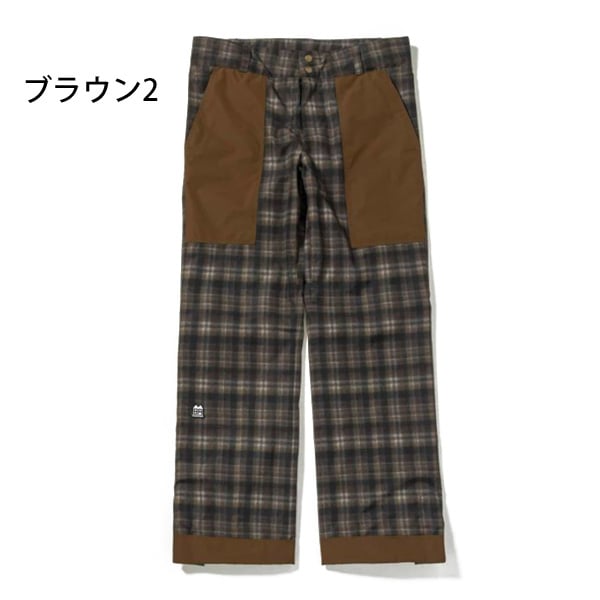 INHABITANT スノーボードパンツ Mサイズ MENS】SIDE LINE SNOW PANTS サイドライン スノーパンツ