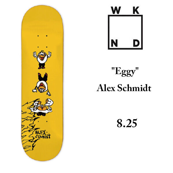 WKND デッキ 【 8.25インチ 】 WKND Skateboards Eggy Ale...