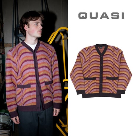 SALE QUASI カーディガン メンズ クワジ クワージー クアジ　QUASI SKATEBOARDS Fuzz Cardigan （Rose Gold）