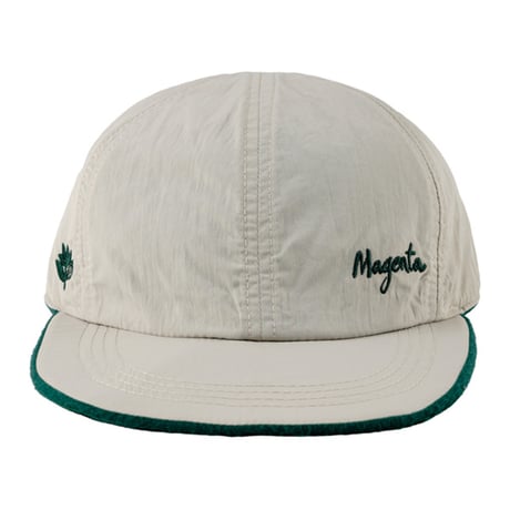 SALE MAGENTA キャップ リバーシブル フリース 緑 ベージュ マゼンタ マジェンタ　MAGENTA SKATEBOARDS 6P REVERSIBLE HAT （GREEN）