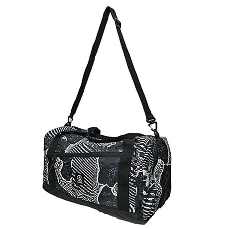VOLCOM パッカブル ダッフル バッグ ボルコム　PACKABLE DUFFEL （BLACK WHITE）