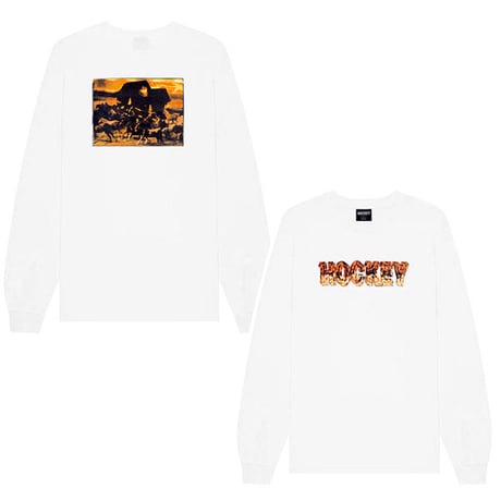 SALE HOCKEY Tシャツ 長袖 ロンT SKATEBOARDS ホッケー　 In Dreams L/S Tee （White）SALE