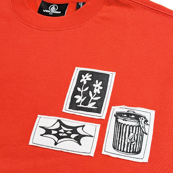 SALE VOLCOM ボルコム トレーナー スウェット メンズ オレンジ Keutchi