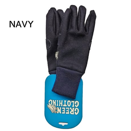 SALE GREENCLOTHING インナーグローブ　GREEN CLOTHING REGULAR INNER GLOVE  男性&女性用（NAVY　BROWN) 22-23 グリーンクロージング