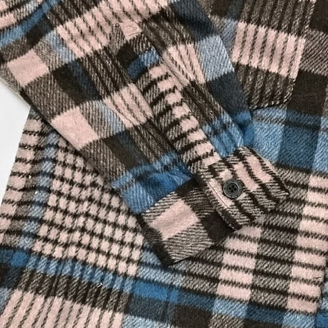 SALE QUASI シャツ メンズ クワジ クワージー クアジ　QUASI SKATEBOARDS Screen Flannel Shirt （Puce）