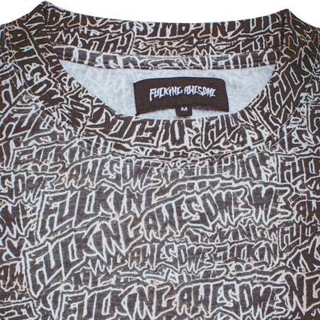 FUCKING AWESOME ファッキンオーサム Tシャツ 半袖　FUCKINGAWESOME Burnt Sticker Stamp Tee （AOP）