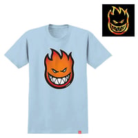 SALE SPITFIRE WHEELS Tシャツ 半袖 スピットファイア　BIGHEAD FADE FILL S/S TEE（LIGHT BLUE)