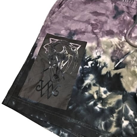 SALE WELCOME SKATEBOARDS パンツ ショーツ ウェルカム　SOFT CORE TIE-DYE SHORTS （Eggplant Tie Dye）