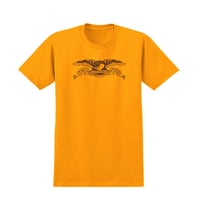 SALE ANTIHERO SKATEBOARDS Tシャツ アンタイヒーロー 半袖　BASIC EAGLE S/S TEE (GOLD)