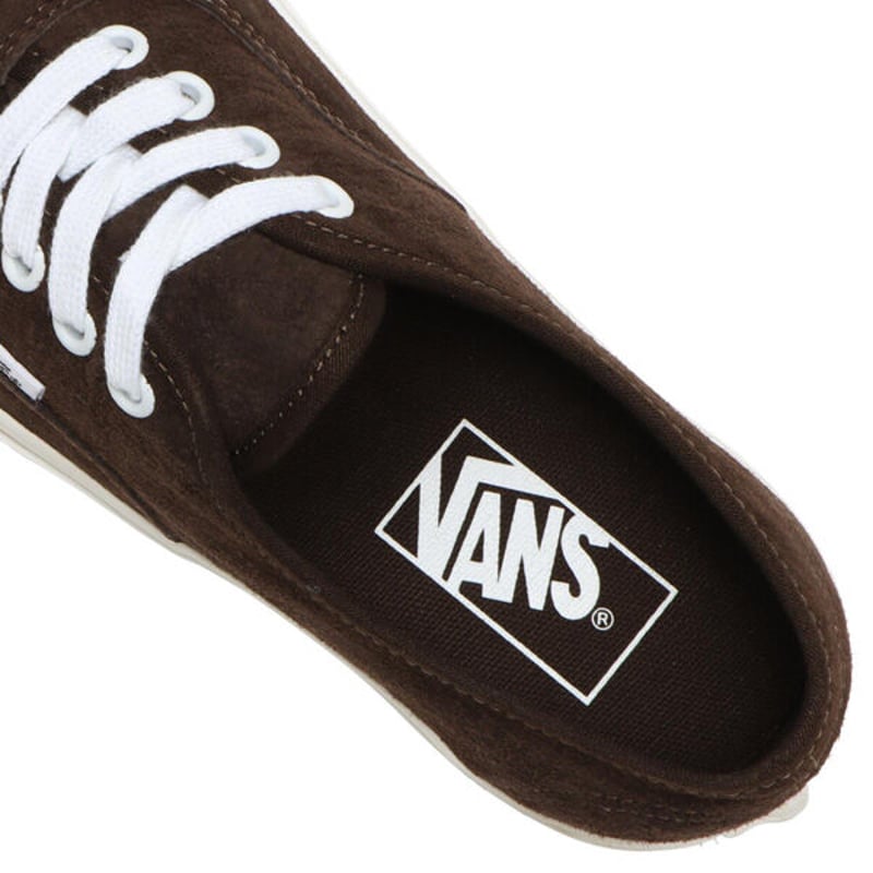 Vans authentic brown discount pig suede skate shoes