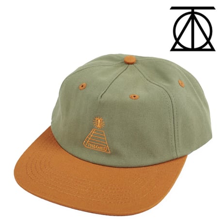 THEORIES CAP セオリーズ キャップ　SCRIBBLE Strapback Hat (Pine/Khaki)