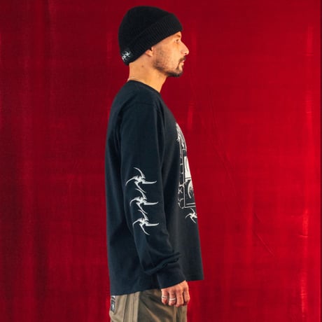 SALE FORMER 長袖 Tシャツ　FORMER FRACTURE CRUX LS T-SHIRT（BLACK） メンズ フォーマー