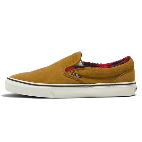 SALE VANS スリッポン　VANS Classic Slip-On Shoes Cozy Hug（Golden Brown） VN0009Q71M7 クラシック バンズ