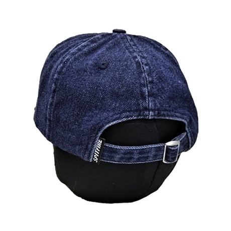 SPITFIRE WHEELS キャップ スピットファイア デニム ブルー CAP　SPIT FIRE ADJ FLAMES SCRIPT STRAP CAP （DENIM）