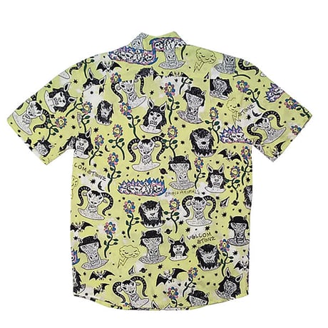 SALE VOLCOM シャツ 半袖 ボルコム メンズ　SURF VITALS OZZY WOVEN SHORT SLEEVE SHIRT （GLIMMERYELLOW）