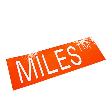 ステッカー マイルス デッキテープ　MILES GRIPTAPE LOGO STICKER （ORANGE）