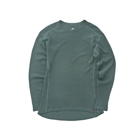 TETON BROS. ティートンブロス MOB クルーネック ウール ベースレイヤー　TETONBROS MOB Wool L/S (Men) （Olive）