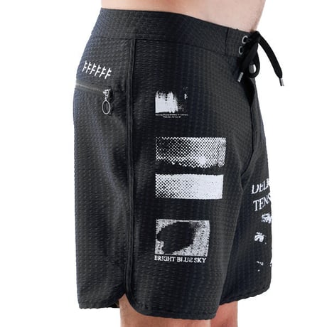 SALE FORMER ボードショーツ トランクス 黒 メンズ フォーマー　FORMER DELICATE SCALLOP 17'  TRUNK （BLACK）