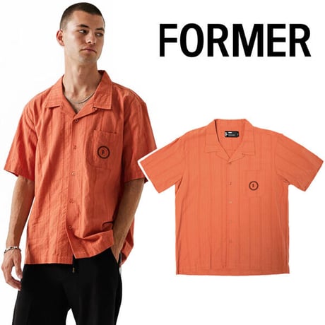 SALE FORMER シャツ 半袖 フォーマー　REGAL SS SHIRT （RUST）