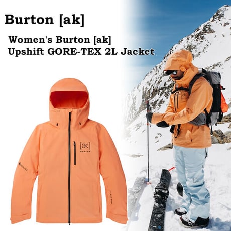 22-23 スノージャケット スノーボードウェア レディース バートン   Women's Burton [ak] Upshift GORE-TEX 2L Jacket （Salmon Buff）