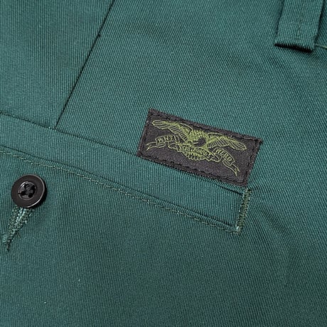 ANTIHERO SKATEBOARDS ショーツ パンツ 緑 アンタイヒーロー　ANTI HERO HECHO POR SKATE SHORT CUSTOM SHORTS （DK GREEN）