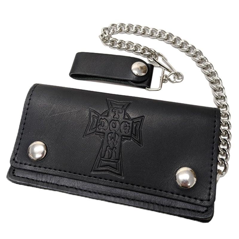 ぽ*ん様 ナンバーナイン レザー ブラック ウォレットチェーン スタッズ付き DOGTOWN ドッグタウン 財布 チェーン付き ウォレット Dogtown Vintage