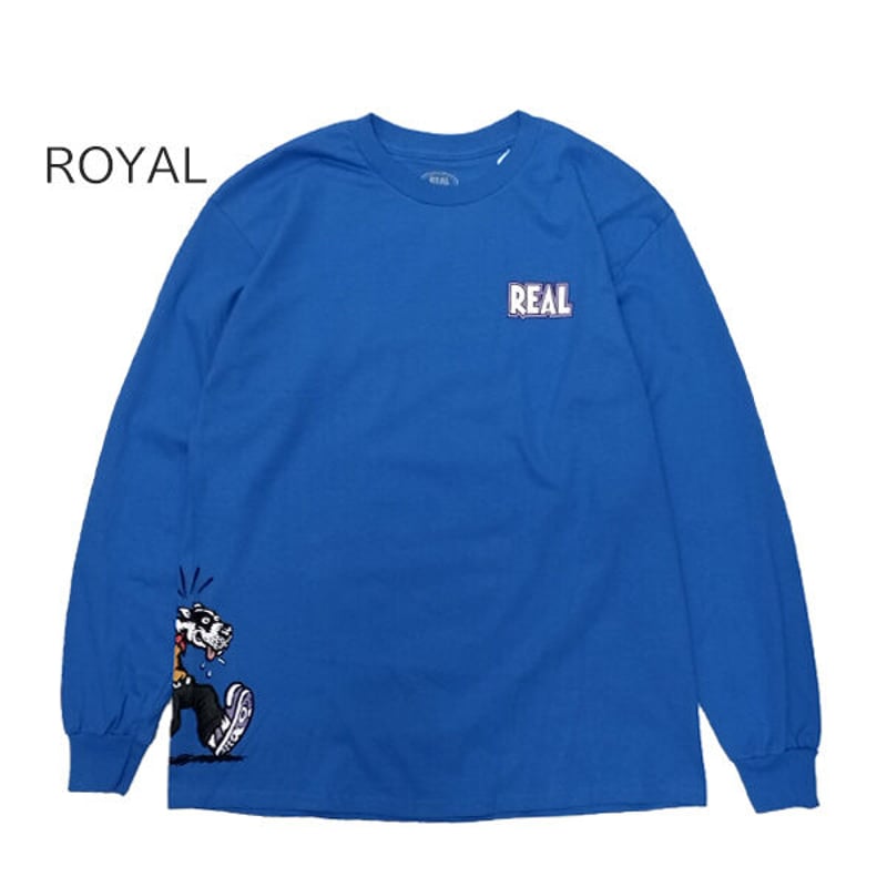 REAL skateboards Hanes L ロンT リアル Tシャツ REAL skateboards Hanes L ロンT リアル Tシャツ REAL