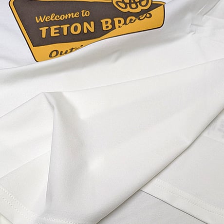 TETON BROS. ティートンブロス Tシャツ 白　TETONBROS TB Trail Sign Tee （White） Men