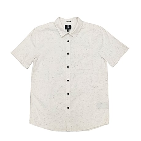 SALE VOLCOM シャツ 半袖 ボルコム メンズ　Date Knight Short Sleeve Shirt （Off White）