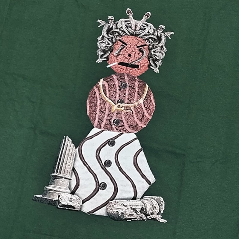 QUARTER SNACKS Tシャツ 半袖 緑 クウォータースナックス QUARTER SNACKS Tシャツ 半袖 緑 クウォータースナックス