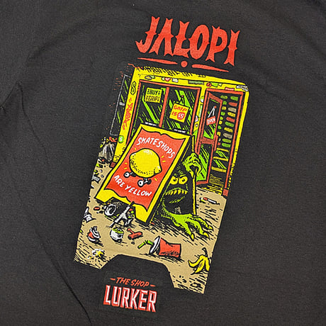 ANTIHERO THRASHER アンタイヒーロー Tシャツ　ANTI HERO x SKATE SHOP DAY 2026 JALOPI SHOP LURKER TEE （BLACK）