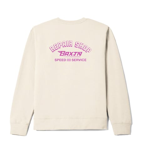 BRIXTON スウェット ブリクストン メンズ アイボリー　FREE CREW SWEAT （BONE）
