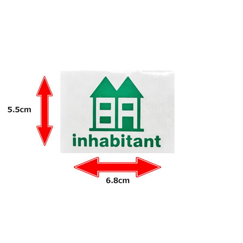 ステッカー シール インハビタント inhabitant inhabitant logo st...