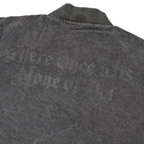 FORMER ジャケット フォーマー　FORMER AG DENIM VARSITY JACKET (BLACK)