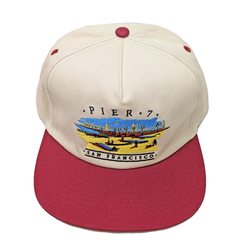 REAL SKATEBOARDS キャップ CAP リアル スケートボード アイボリーx