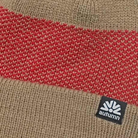 AUTUMN ビーニー 　AUTUMN HEADWEAR BIRDSEYE BEANIE (SANDSTONE） オータム スノー スノーボード