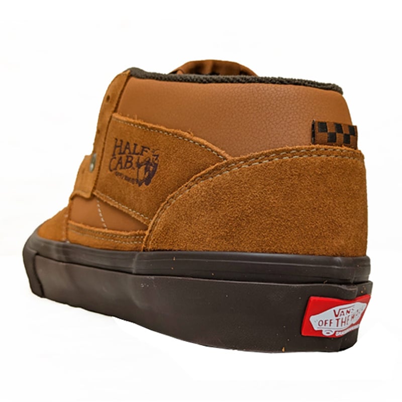 VANS スケートハーフキャブ バンズ スニーカー ブラウン SKATEBOARDING