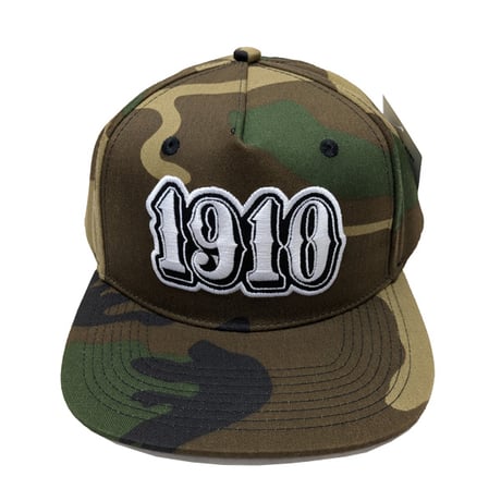 1910 9teenten CAP キャップ スナップバックキャップ ナインティーン テン　1910 OG Patched 5 Panel Hat （Camo）