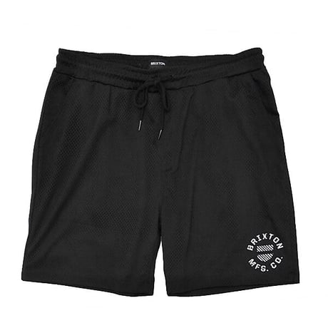 SALE BRIXTON パンツ ショーツ ブリクストン メンズ　SHIELD CREST MESH SHORT PANTS （BLACK）