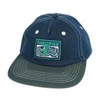 THEORIES CAP セオリーズ キャップ ネイビーxグリーン　Theories Enigma Snapback Hat （Navy）